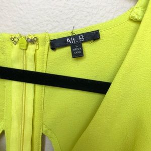 Lime color romper